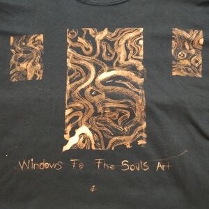 Black "windows To The soul" Tee